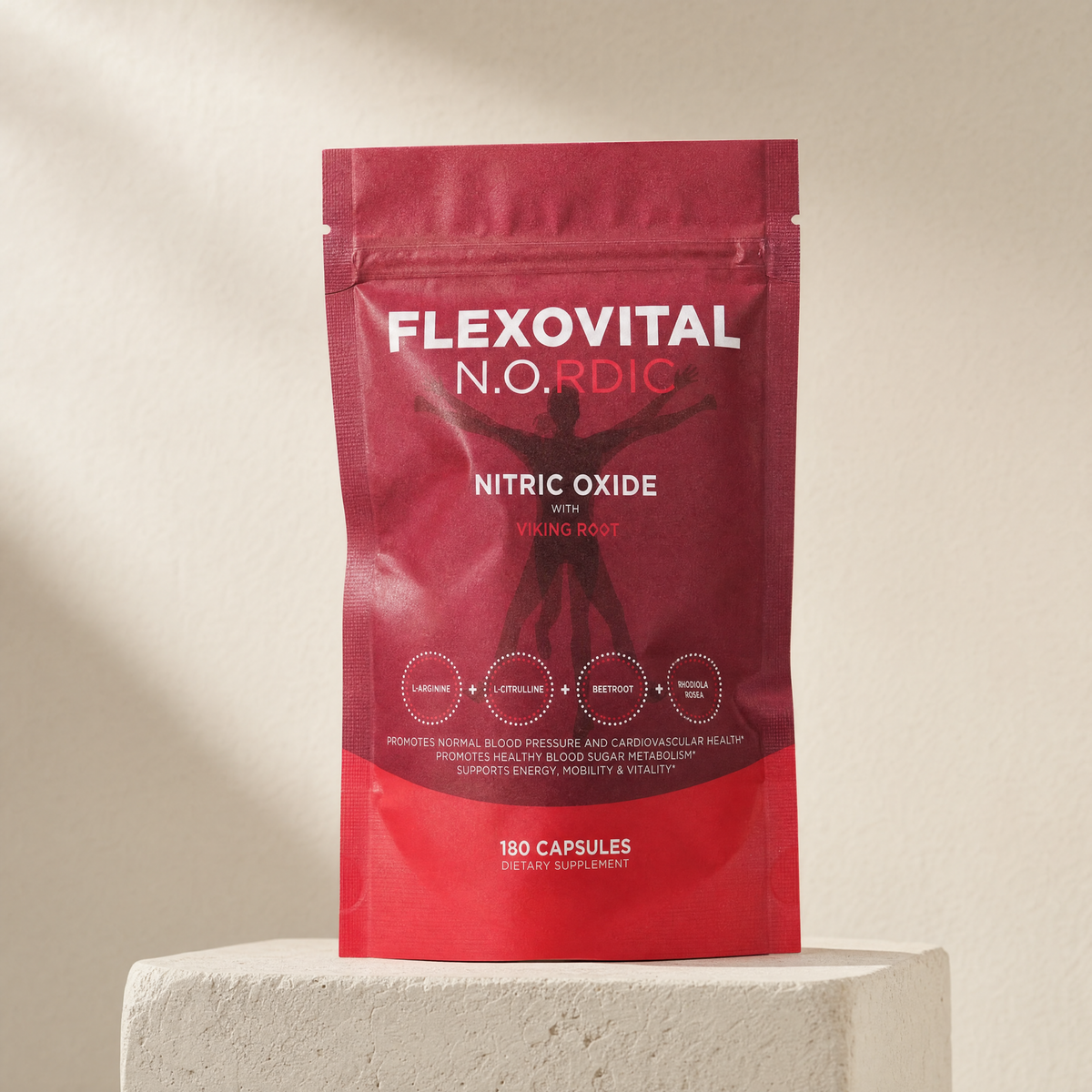 Six ingredients. Every dose printed.